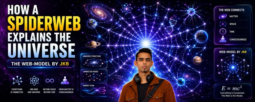 How a Spiderweb Explains the Universe: The Web-Model by JKB